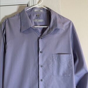 Geoffrey Beene Men's Lavender Button Down Shirt